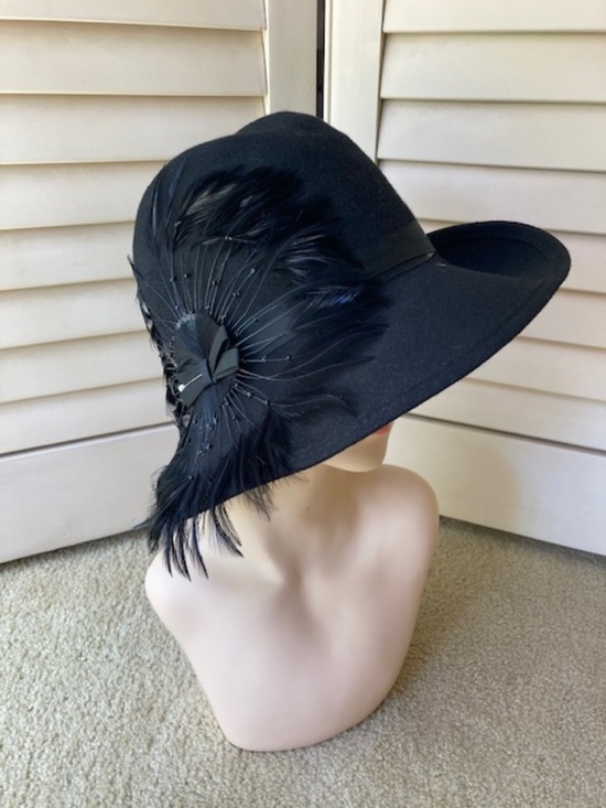 Lancaster Black Wool Felt Hat main image 13